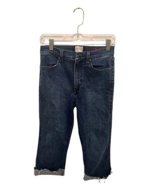 Alice & Olivia Cuffed Cropped Jeans 28" Waist